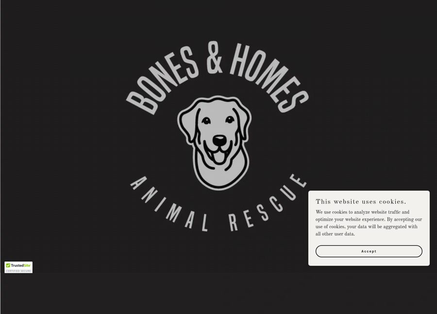 Bones & Homes site before the rebuild